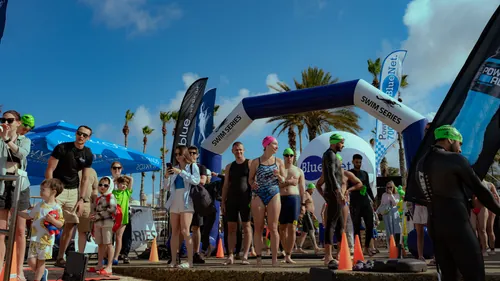 Cyprus Swim Series Paphos 2026 — start line