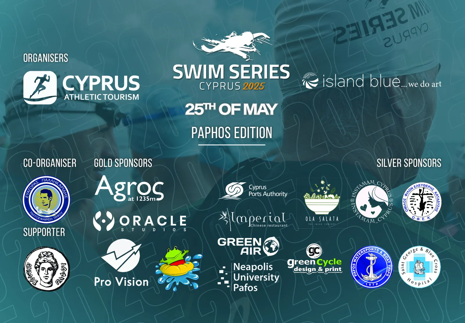 Cyprus Swim Series Paphos Edition 2025 sponsors and partners